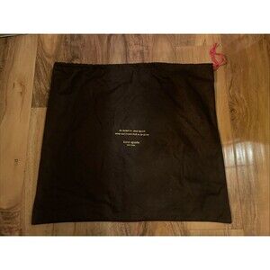 Kate Spade Drawstring Bag Brown Purse Protection Dust Storage, Dust Bag 19x17